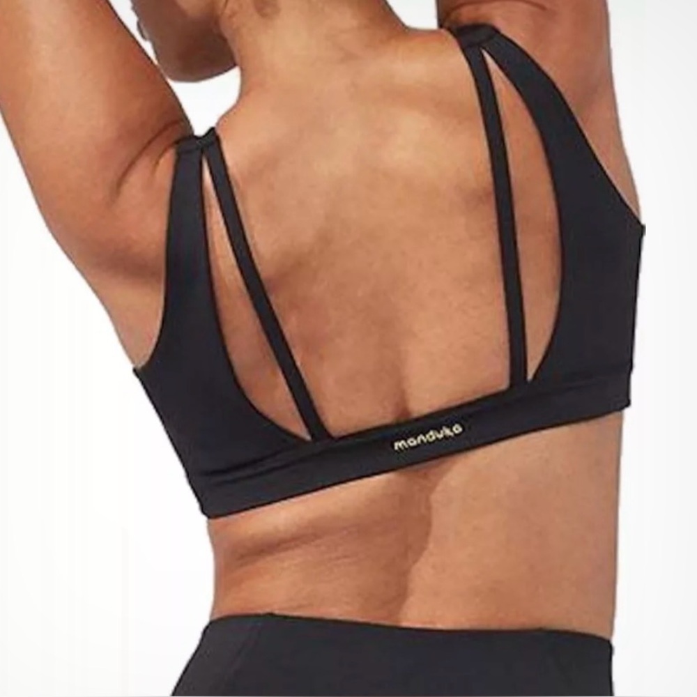 NWOT Manduka Black Sports Bra